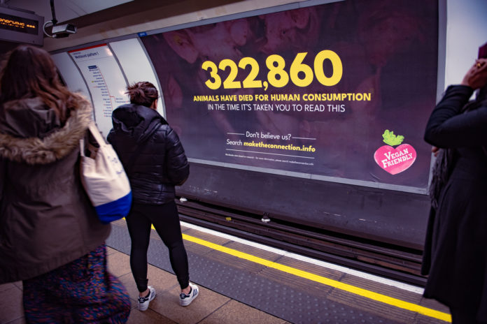 Vegan Friendly Oxford Circus Ad web by David Gambin 850_0523 17 January 2023 021 Make the connection